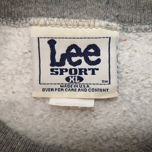 Vintage Lee Sport New England Patriots Men's Size XL Fleece Lined Sweatshirt - Picture 3 of 11